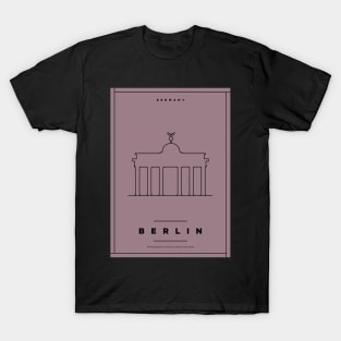 Berlin Minimal Poster T-Shirt